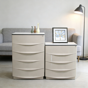 Free Standing Modern Design Bedroom Furniture Solid Wooden Dresser Table Organizer <b>Storage</b> Unit Cabinet White <b>Chest</b> of Drawers - Product Image 1