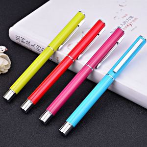 Stylo de signature professionnel : corps métallique luxueux, cartouche d'encre gel 0,5 mm/0,7 mm, résistant aux chocs, durable et anti-déchirure. - Product Image 1