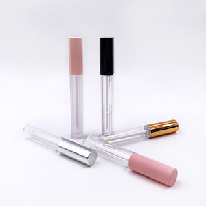 Contenants de brillant à lèvres en plastique transparent multi-capuchons de haute qualité, tubes vides avec bouchon à vis pour maquillage liquide cosmétique - Product Image 2
