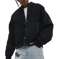 Élégant Bomber Veste Haute Qualité Personnalisé Hiver Hommes Broderie Varsity Basketball Bomber Veste