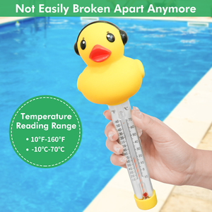 Thermomètre de bain pour bébé Cootway et jouet de bain flottant thermomètre de <span class=keywords><strong>canard</strong></span> pour baignoire et <span class=keywords><strong>piscine</strong></span> - Product Image 5