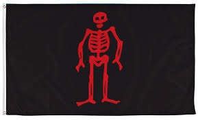 Bandera de pirata <span class=keywords><strong>Blackbeard</strong></span> impresa personalizada Género de Bandera negra - Product Image 2