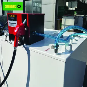 Tanque de almacenamiento de aceite de combustible diésel de 1000 litros autoadherido de acero al carbono de doble pared/tanque de almacenamiento de aceite residual con bomba
