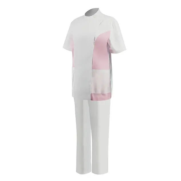 Cotton Doctor Medical Sets Scrubs Women Staff Hospital Uniform Short Sleeve Nurse Work Clothes