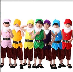 Nuevo Disfraz Infantil de los Siete Enanitos para Carnaval, Cosplay, Actuaciones <span class=keywords><strong>y</strong></span> Dramas - Product Image 1