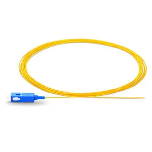 SC/UPC Single Mode 9/125 1 Core Fiber Pigtail Cable 1.5m PVC/LSZH Fiber Pigtail