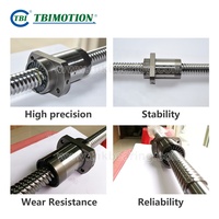 Taiwan livraison rapide origine TBI SFY2525 32mm 8mm vis écrou écrous 1204 1605 20 2005 vis à billes pièces de guidage linéaire vis à billes CNC