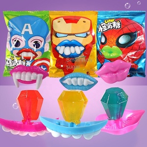 TNCI - Dulces <span class=keywords><strong>de</strong></span> Goma con Forma <span class=keywords><strong>de</strong></span> Boca <span class=keywords><strong>de</strong></span> <span class=keywords><strong>Monstruo</strong></span> <span class=keywords><strong>de</strong></span> Superhéroe al por Mayor, Paquete <span class=keywords><strong>de</strong></span> 30 Piezas, Golosinas Masticables Coloridas con Sabor, Recuerdos Divertidos para Fiestas Infantiles, Novedad - Product Image 3