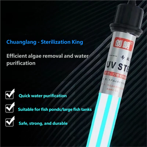 <span class=keywords><strong>Lampe</strong></span> de purification d'eau <span class=keywords><strong>UV</strong></span> industrielle 60W, double contrôle des algues <span class=keywords><strong>pour</strong></span> <span class=keywords><strong>bassin</strong></span> à poissons, 220V - Product Image 4