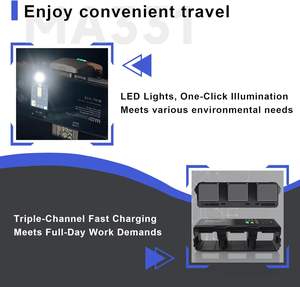 Hub de charge de batterie MA331 Air 3/3S 200W, chargeur rapide 3 canaux pour drone Air3/Air3S, connexion APP portable, Chine - Product Image 4