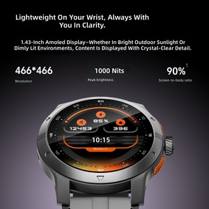 Reloj Inteligente Deportivo para Exteriores <span class=keywords><strong>GTR5</strong></span> con Análisis de Sueño por IA, Monitor de Actividad Física, Resistente al Agua, Correa de Silicona Ecológica, AMOLED - Product Image 2
