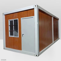 Maisons préfabriquées de 20 pieds et 40 pieds, conteneurs de maison pliables, conteneurs à assemblage rapide, dortoirs, mini-maisons en conteneurs
