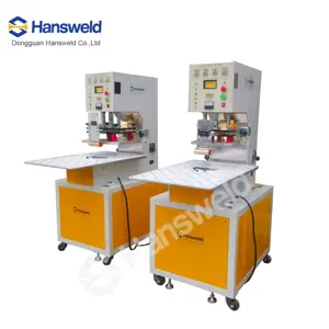 Hansweld factory supply high-frequency hot-air PVC horizontal blister seam welding machine