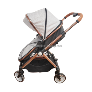 Poussette pour bébé convertible 3 en 1, poussette de luxe pliable pour bébé, poussette 3 en 1 haut de gamme pour nouveau-né - Product Image 1