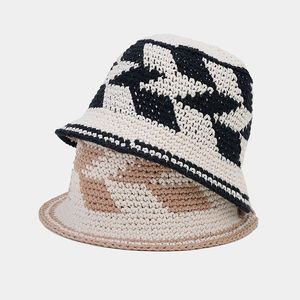 Sombrero de Pescador de Punto de Ganchillo para <span class=keywords><strong>Hombre</strong></span>, Nuevo Modelo 2023, Estilo Moderno de 2 Colores para Uso en Exteriores, Tejido Común al por Mayor - Product Image 1