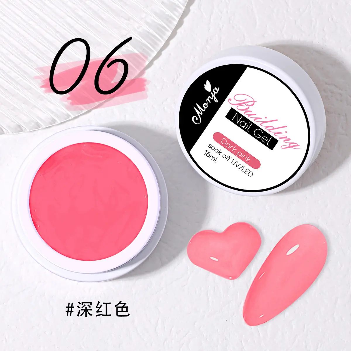 Nail extension glue solid non-stick hand carved plastic paper-free support fast extension nail patch