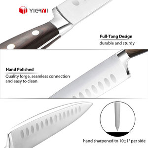 Ensemble de couteaux de cuisine professionnel Chef en acier inoxydable allemand ensemble de couteaux de cuisine bloc en bois - Product Image 5
