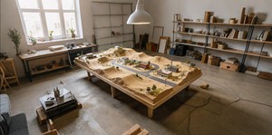 Sistema Modular de Pista de Carreras Todoterreno a Escala 1/10, Obstáculos Intercambiables de Resina, Saltos y Curvas para Competencias de Buggies y Truggies RC - Product Image 6