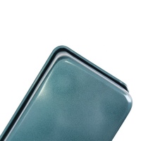 OKAY Plaque à pain rectangulaire grande en acier au carbone multicouche avec revêtement céramique 0,7 mm, écologique, pour la cuisson du pain, 23,1x12,8x7 cm