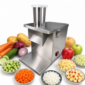 Máquina Cortadora de Aderezos <span class=keywords><strong>Sopa</strong></span> Azteca Totalmente Automática, Máquina para Cortar Acar en Cubos, Cortadora de Pebre para Restaurantes - Product Image 3
