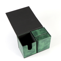 Étui de rangement pour cartes de tarot en cuir PU magnétique personnalisable, tendance et de qualité supérieure, pour l'extérieur