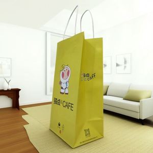 Bolsas de Papel Kraft Reciclables y Ecológicas con Impresión Flexográfica, Hechas a Medida para Envasado de Bebidas y Alimentos - Product Image 1