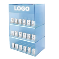 Écrins de présentation écologiques en acrylique pour cigarettes et tabac / Présentoir promotionnel personnalisable en couleur et en taille