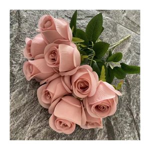 Fiori Artificiali in Seta per Decorazioni, Centrotavola per Matrimoni, Boccioli di Rosa Effetto Naturale per Natale e Capodanno Cinese - Product Image 2