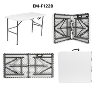 Table haute ronde de table de barre se pliante en plastique durable pour l'usage extérieur et d'événement de partie de cocktail