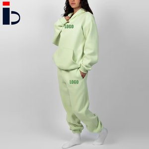 Sudadera con Capucha Personalizada con Logotipo, Transpirable, para Entrenamiento, de Algodón Grueso, Talla Grande, para Mujer - Product Image 3