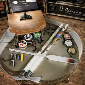 เครื่องวัดความเค็มของไวน์แบบดิจิตอลเครื่องวัดแอลกอฮอล์เครื่องทดสอบแก้วเครื่องวัดความหนาแน่นของแอลกอฮอล์เครื่องชงไวน์ที่บ้าน - Product Image 3