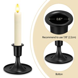 Décorations de table de style européen transfrontalier, dîner romantique aux chandelles, décoration de la maison, petit cornet vintage en fer doré, <span class=keywords><strong>bougeoir</strong></span> - Product Image 4