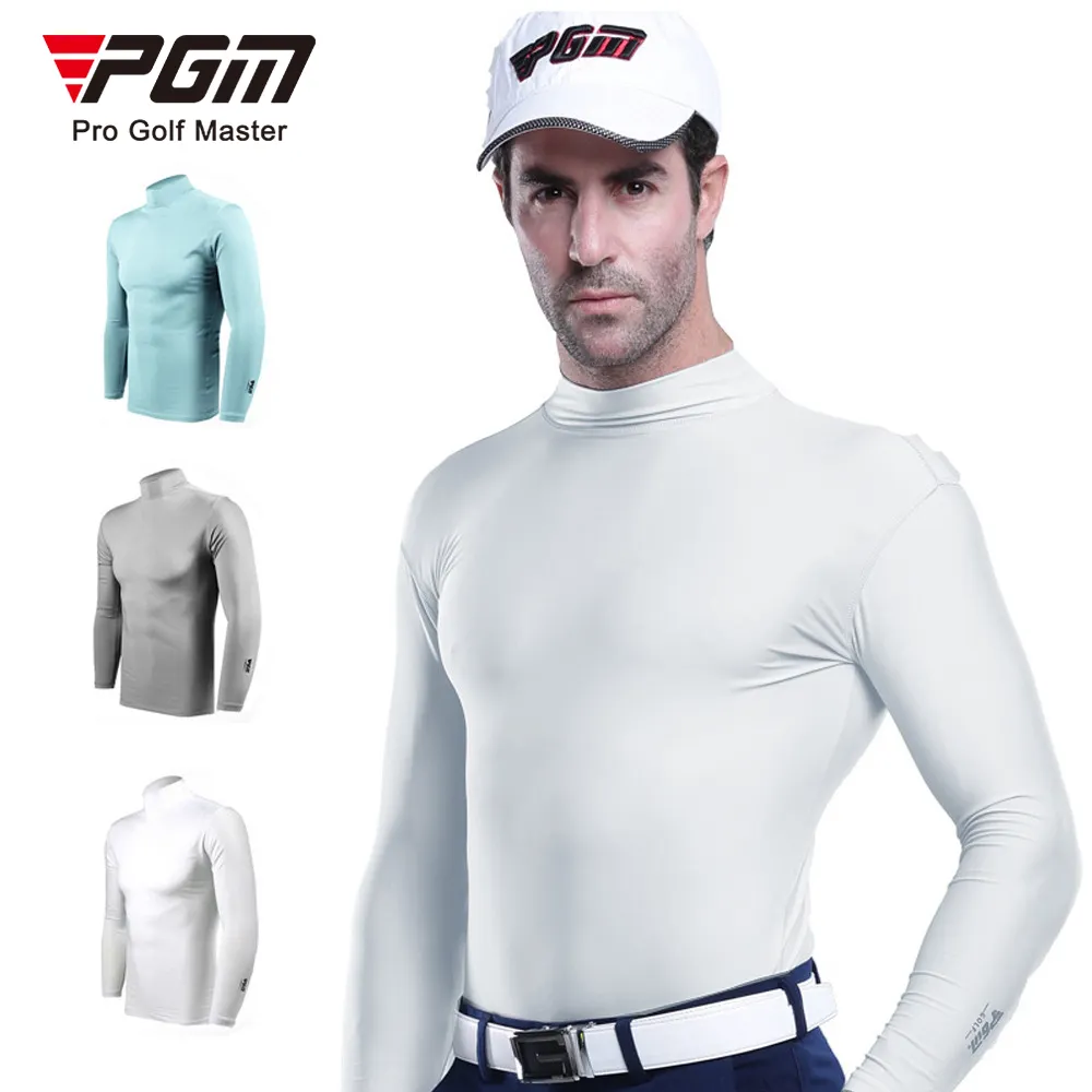 PGM Herren High Stretch Roll kragen pullover Langarm Sonnenschutz Golf Shirt
