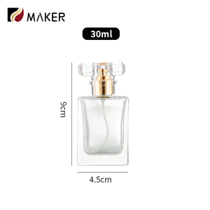 Thời trang sang trọng phun bơm thẩm mỹ Parfum Nước hoa chai 30ml 50 <span class=keywords><strong>ml</strong></span> 100ml Rỗng 50 <span class=keywords><strong>ml</strong></span> bơm lại vuông chai nước hoa thủy tinh - Product Image 6