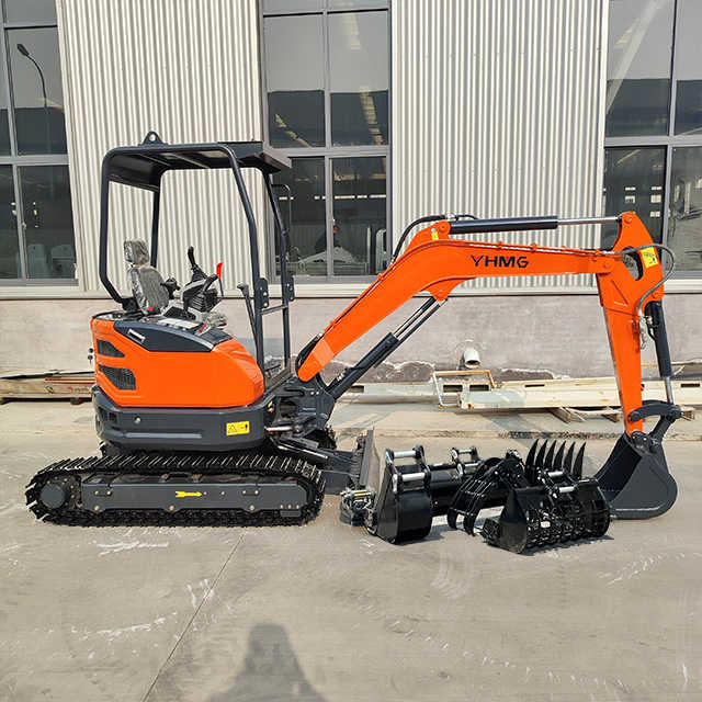 KUBOTA Engine Mini Crawler Excavator Small Digger 360 Degree Rotary ...