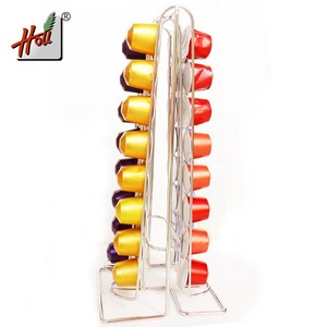 360 <span class=keywords><strong>grados</strong></span> de rotación de cápsulas de café de sostenedor del soporte de estante organizador café titular - Product Image 4