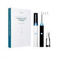 Kit de nettoyage d'oreilles avec caméra Earsight Plus, outil d'élimination du cérumen, WiFi 1080P 5MP, 6 lumières LED, otoscope flexible pour enfants