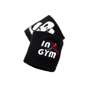 Fascia per il sudore di calcio di calcio di sport della fascia del sudore del polsino del logo del ricamo del jacquard su ordinazione poco costosa per i bambini - Product Image 2