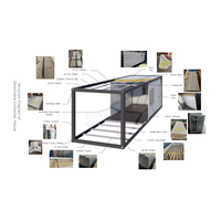 Casa Prefabricada Modular con Estructura de Acero Personalizada para Casas Prefabricadas de 3 Habitaciones con Paneles de Pared Aislados