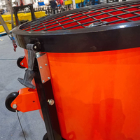 Bétonnière manuelle en acier 160L populaire en Europe, moteur 2000W, portable, haute performance, certifiée CE, service OEM, conception spéciale pour l'exploitation minière