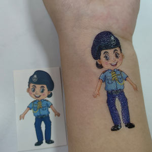 Piccoli adesivi temporanei personalizzati per bambini impermeabili divertenti tatuaggi temporanei finti - Product Image 1