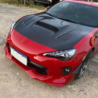 Capot moteur en fibre de carbone SW pour Toyota GT86 Subaru BRZ 2012-2019, capot moteur avant, couvercle de ventilation, accessoires de capot