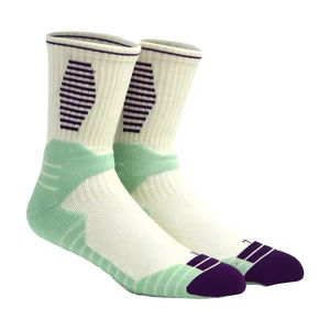 Chaussettes de performance de <span class=keywords><strong>basket</strong></span>-ball d'élite de sport d'équipage d'amortissement de <span class=keywords><strong>semelle</strong></span> éponge épaisse respirante absorbante de sueur tricotée - Product Image 3