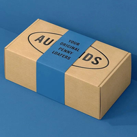 Étui en carton imprimé sur mesure avec bande en papier pour emballage de boîte cadeau
