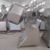 Nueva máquina de tambor de condimento de palomitas de maíz octogonal de acero inoxidable, batidora de patatas fritas con componente de núcleo de Motor eficiente