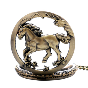 Vintage pendentif chaîne <span class=keywords><strong>ancienne</strong></span> horloge Bronze Animal cheval Quartz collier <span class=keywords><strong>montre</strong></span> <span class=keywords><strong>de</strong></span> <span class=keywords><strong>poche</strong></span> pour cadeau <span class=keywords><strong>de</strong></span> noël - Product Image 4
