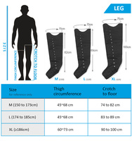 Thérapie de compression pneumatique de haute qualité 510K, bottes de compression pour les pieds et les jambes à 12 chambres pour un massage des tissus profonds