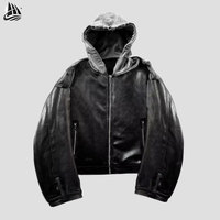 Fabricant personnalisé hiver en cuir véritable Letterman Varsities veste chenille patchs broderie veste en cuir pour hommes