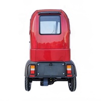Mini voiture électrique médicale tout temps, 4 roues, scooter de mobilité fermé avec cabine pour personnes âgées