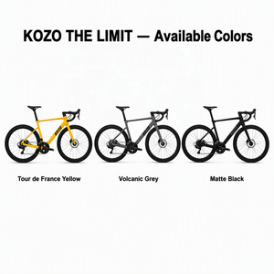 <span class=keywords><strong>Bicicleta</strong></span> de Carretera KOZO the Limit T800 de Carbono 700C, 24 Velocidades, Frenos de Disco Hidráulicos Sensah Empire Pro, Ruedas de Carbono de 50 mm, <span class=keywords><strong>Bicicleta</strong></span> de Carreras - Product Image 3